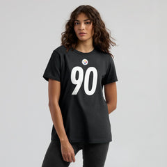 T.J. Watt Pittsburgh Steelers Women's Player Name & Number T-Shirt Black - Nike