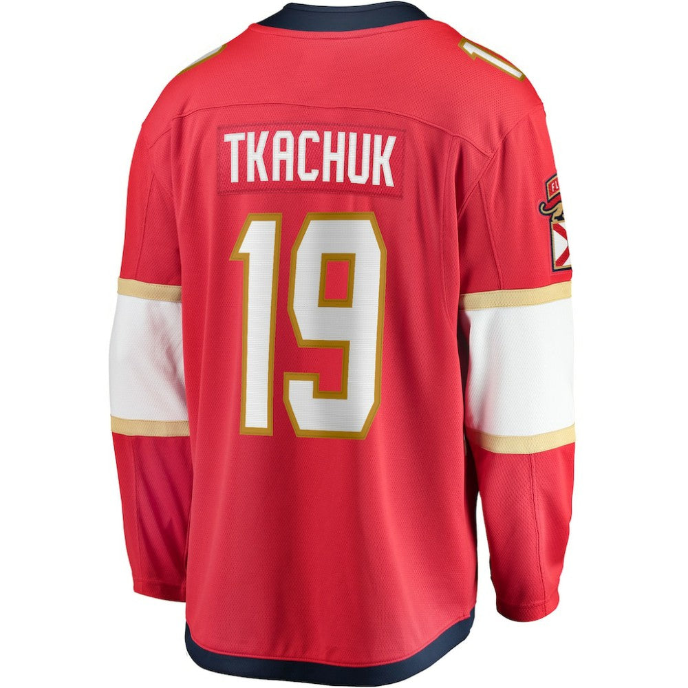 Matthew Tkachuk Florida Panthers Fanatics Home Breakaway Player Jersey - Red | NHL Jerseys