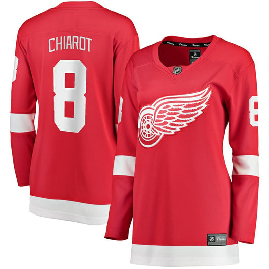 Ben Chiarot Detroit Red Wings Fanatics Women's Home Breakaway Player Jersey - Red | NHL Jerseys
