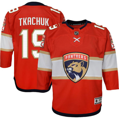 Matthew Tkachuk Florida Panthers Youth Home Premier Player Jersey - Red | NHL Jerseys