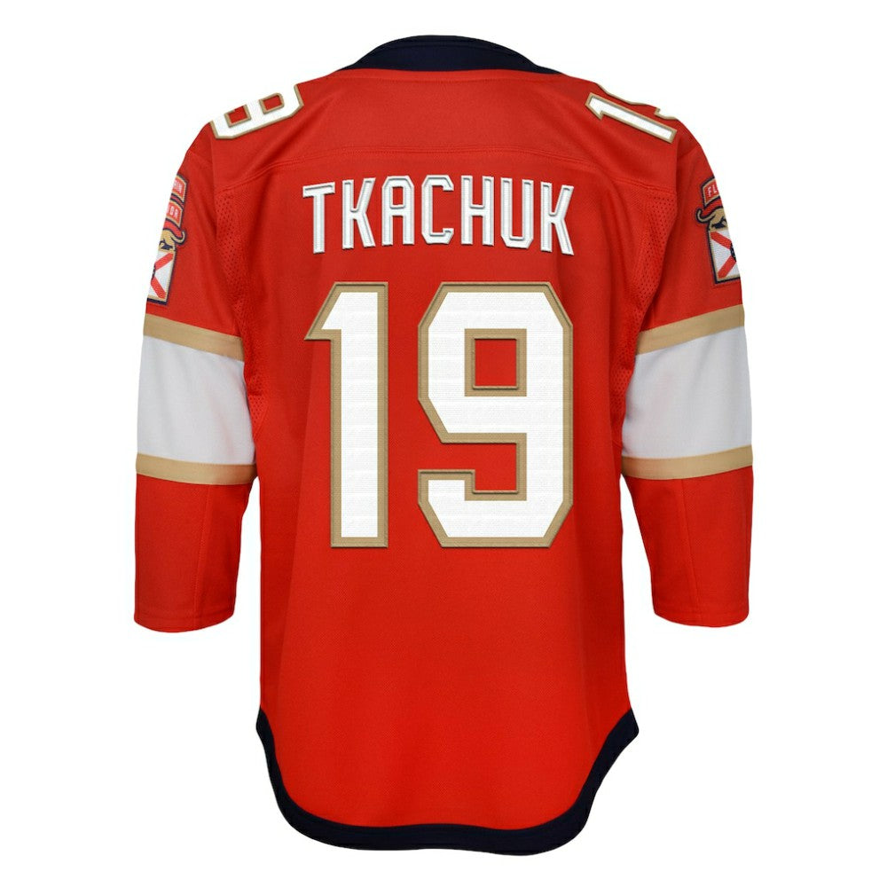 Matthew Tkachuk Florida Panthers Youth Home Premier Player Jersey - Red | NHL Jerseys