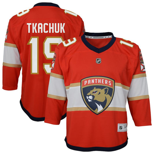 Matthew Tkachuk Florida Panthers Youth Home Replica Player Jersey - Red | NHL Jerseys