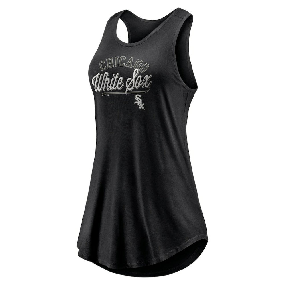 Chicago White Sox Fanatics Women's Simplicity Swing Racerback Scoop Neck Tank Top Sale