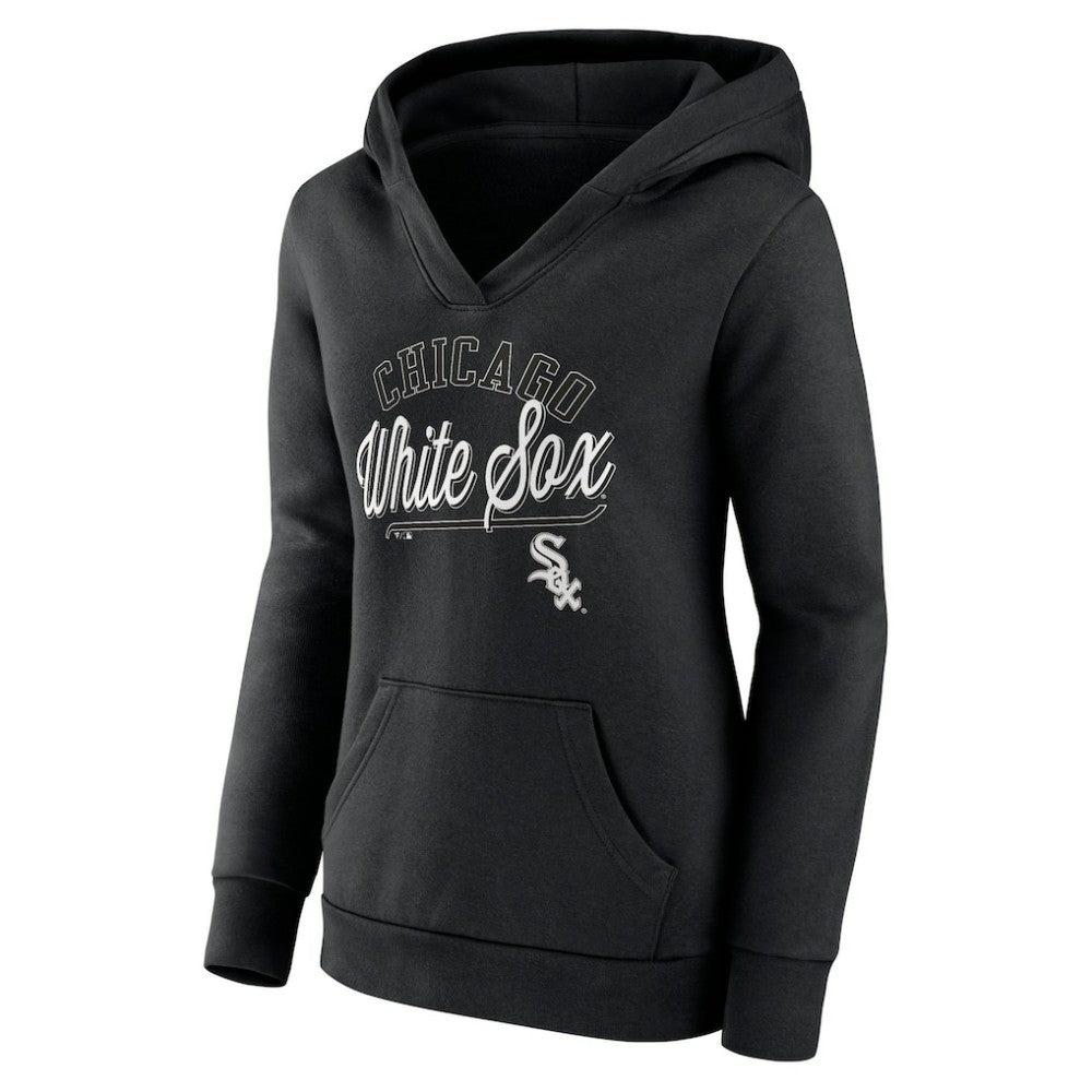 Chicago White Sox Fanatics Women's Simplicity Crossover V-Neck Pullover Hoodie discount