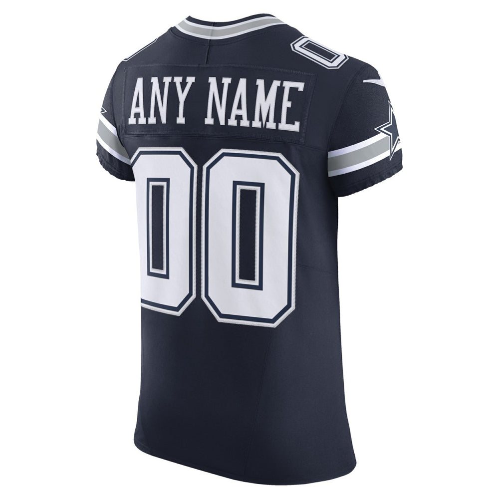 Dallas Cowboys Vapor F.U.S.E. Elite Custom Jersey Navy - Nike