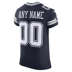 Dallas Cowboys Vapor F.U.S.E. Elite Custom Jersey Navy - Nike