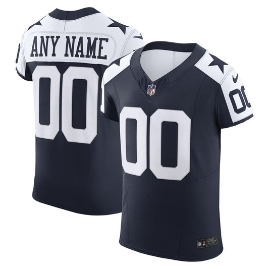Dallas Cowboys Vapor F.U.S.E. Elite Custom Jersey - Navy | NFL Jerseys