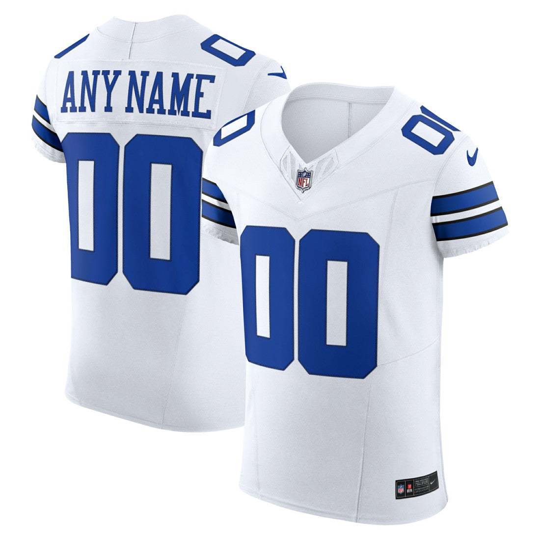 Dallas Cowboys Vapor F.U.S.E. Elite Custom Jersey White - Nike