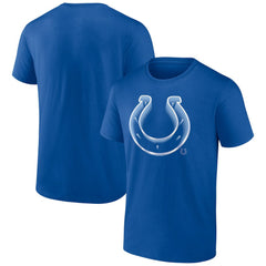 Indianapolis Colts Chrome Dimension T-Shirt Royal - Fanatics