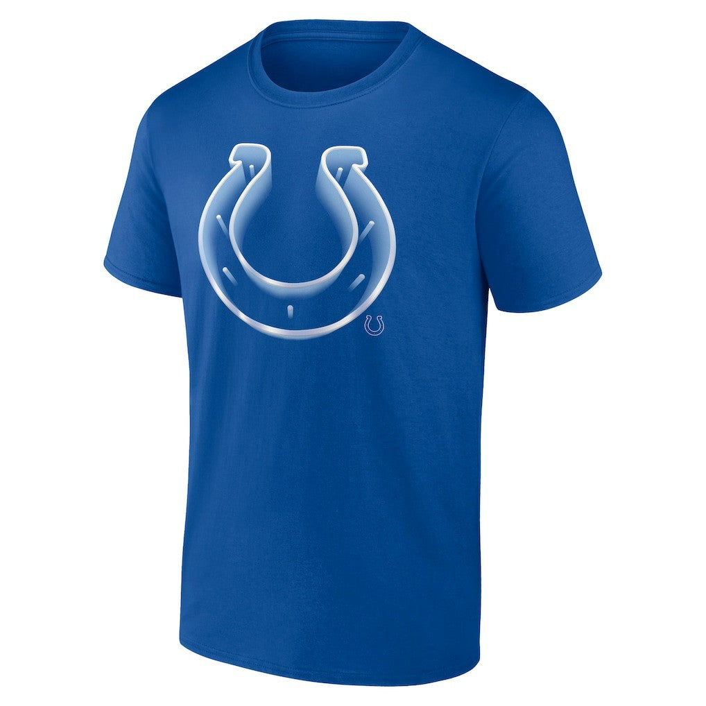 Indianapolis Colts Chrome Dimension T-Shirt Royal - Fanatics