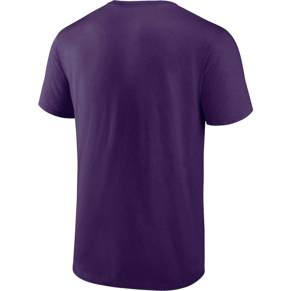 Baltimore Ravens Chrome Dimension T-Shirt Purple - Fanatics