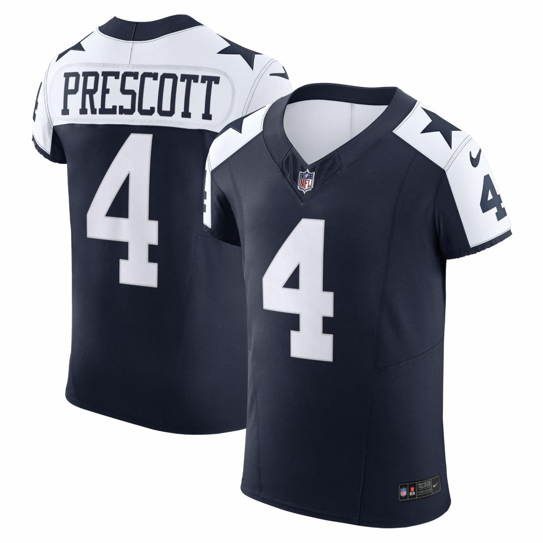 Dak Prescott Dallas Cowboys Alternate Vapor F.U.S.E. Elite Jersey Navy - Nike