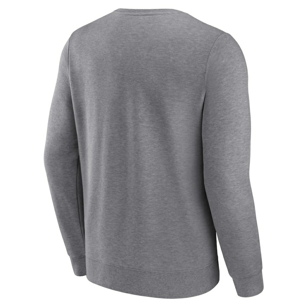 Atlanta Braves Heather Gray Fanatics Simplicity Pullover Sweatshirt Clearance