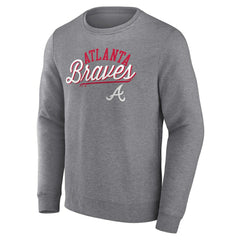 Atlanta Braves Fanatics Simplicity Pullover Sweatshirt On Sale