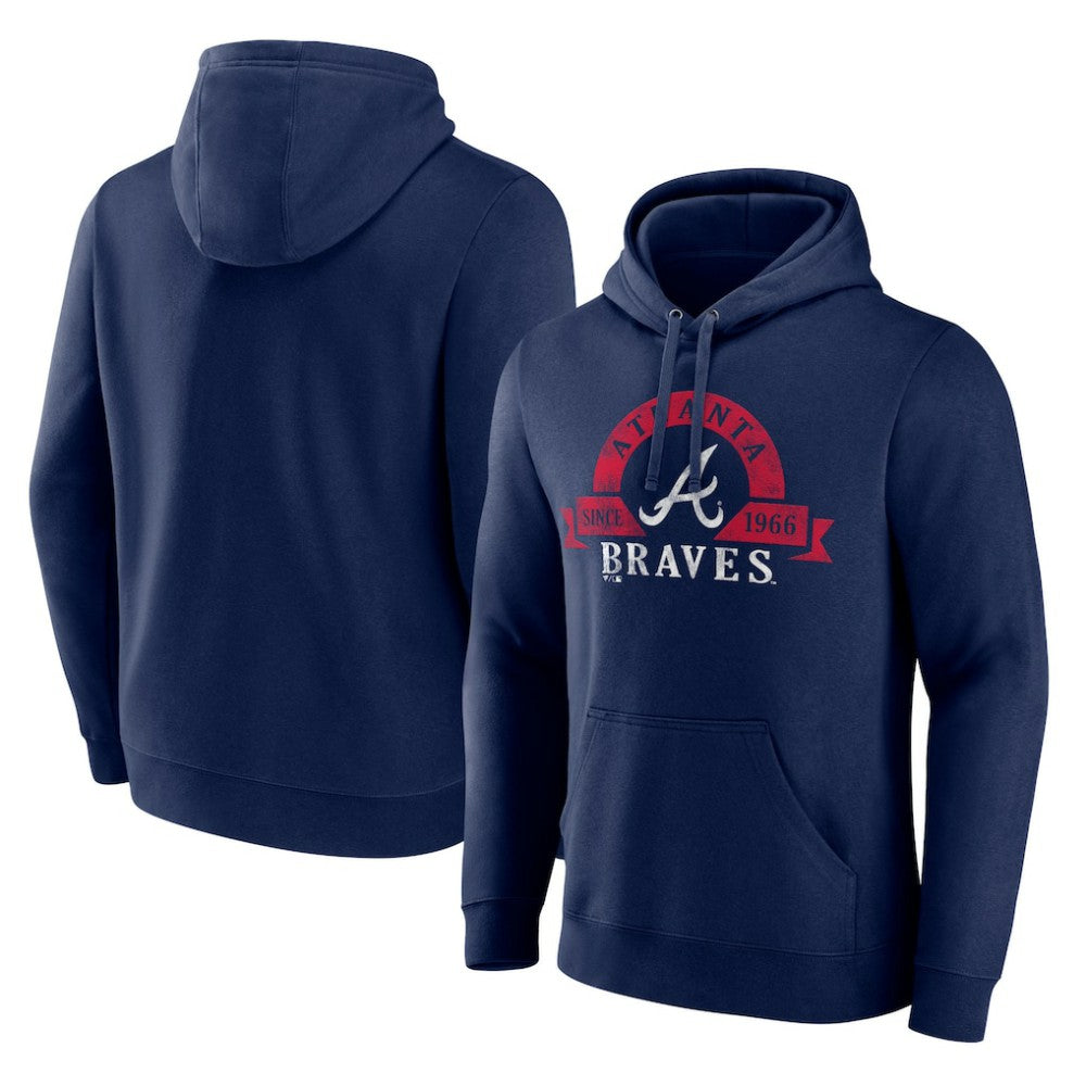Atlanta Braves Fanatics Big & Tall Utility Pullover Hoodie Near Me