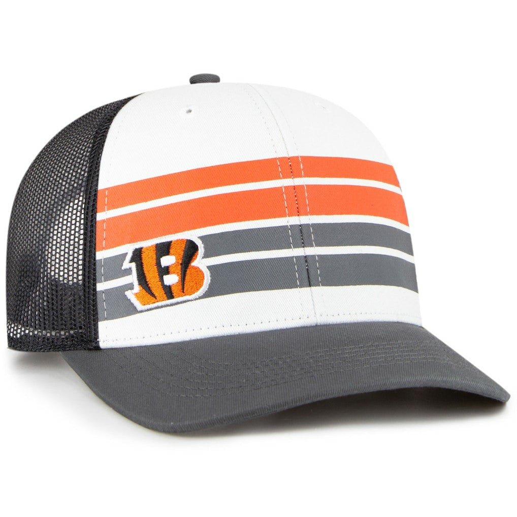 Cincinnati Bengals '47 Youth Cove Trucker Snapback Hat White/Charcoal - 47 brand