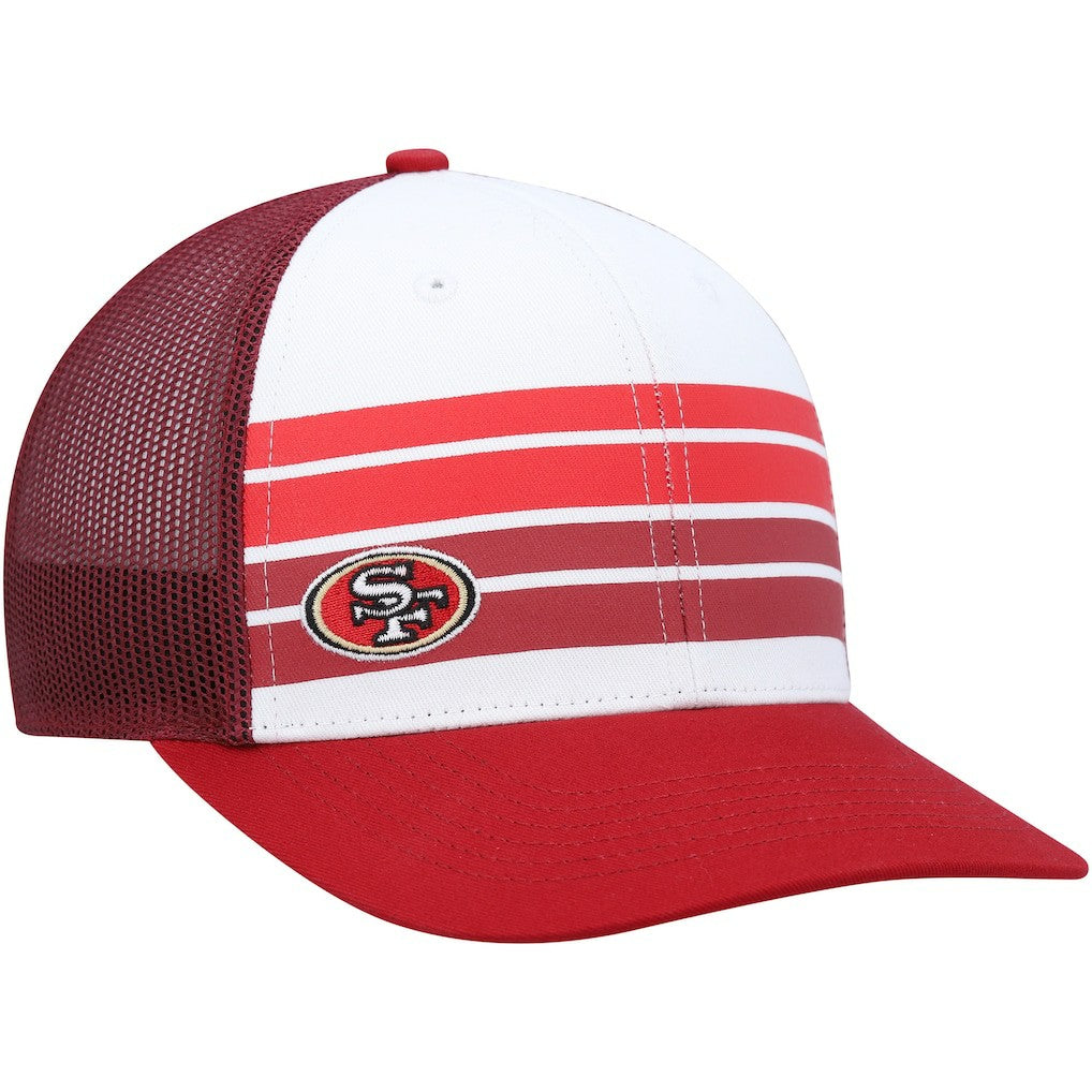 San Francisco 49ers '47 Youth Cove Trucker Snapback Hat White/Scarlet - 47 brand