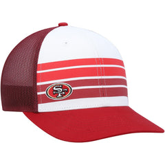 San Francisco 49ers '47 Youth Cove Trucker Snapback Hat White/Scarlet - 47 brand
