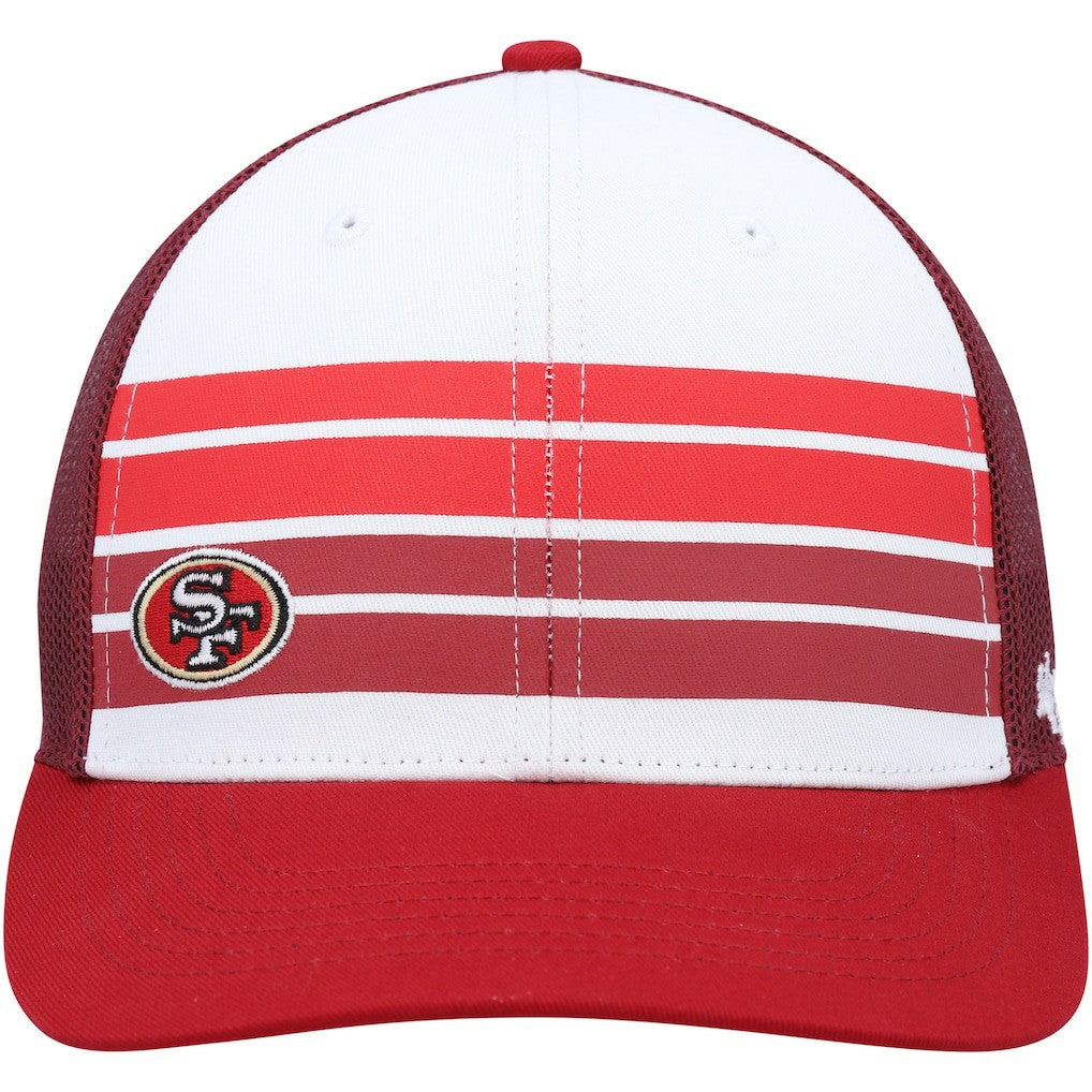 San Francisco 49ers '47 Youth Cove Trucker Snapback Hat White/Scarlet - 47 brand