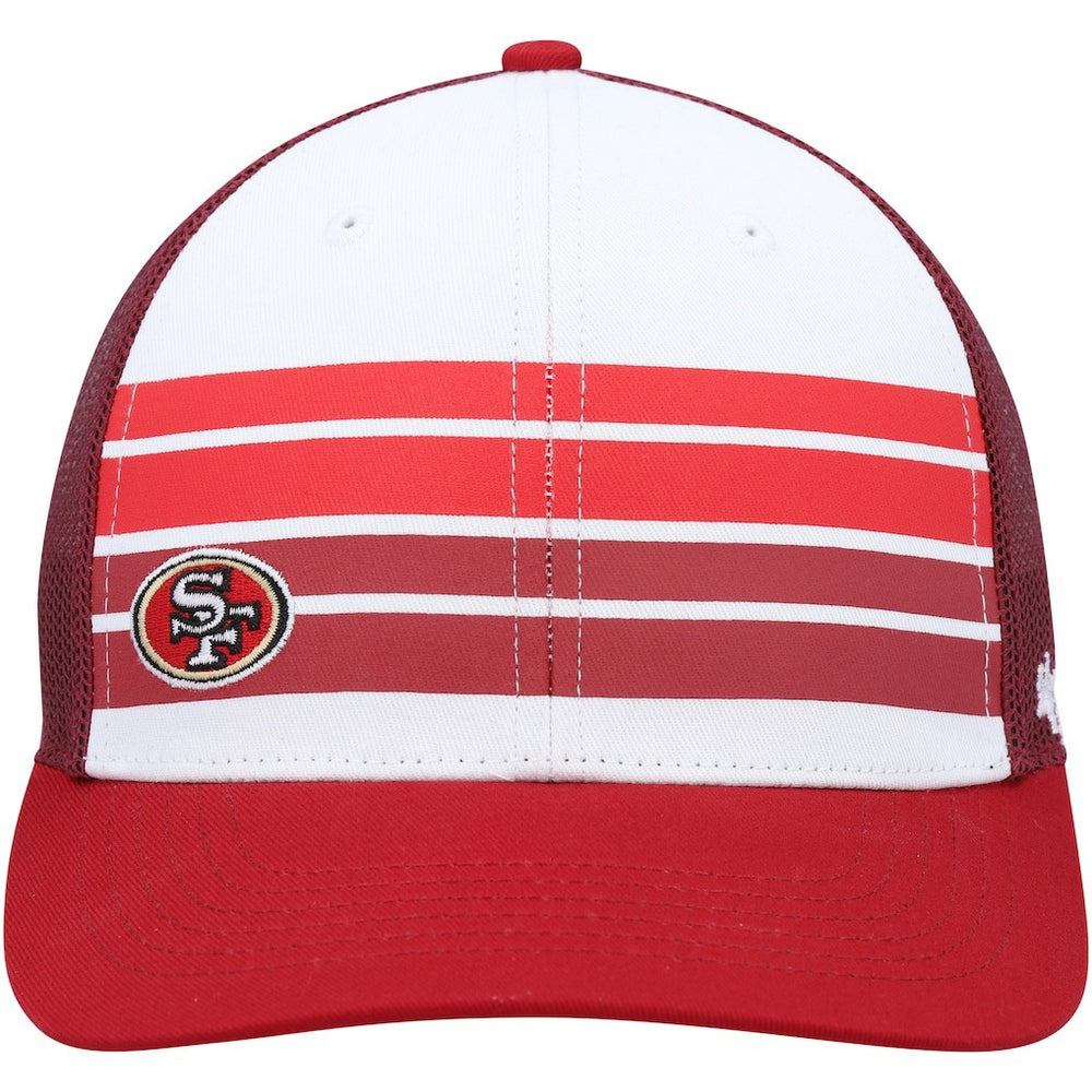 San Francisco 49ers '47 Youth Cove Trucker Snapback Hat White/Scarlet - 47 brand
