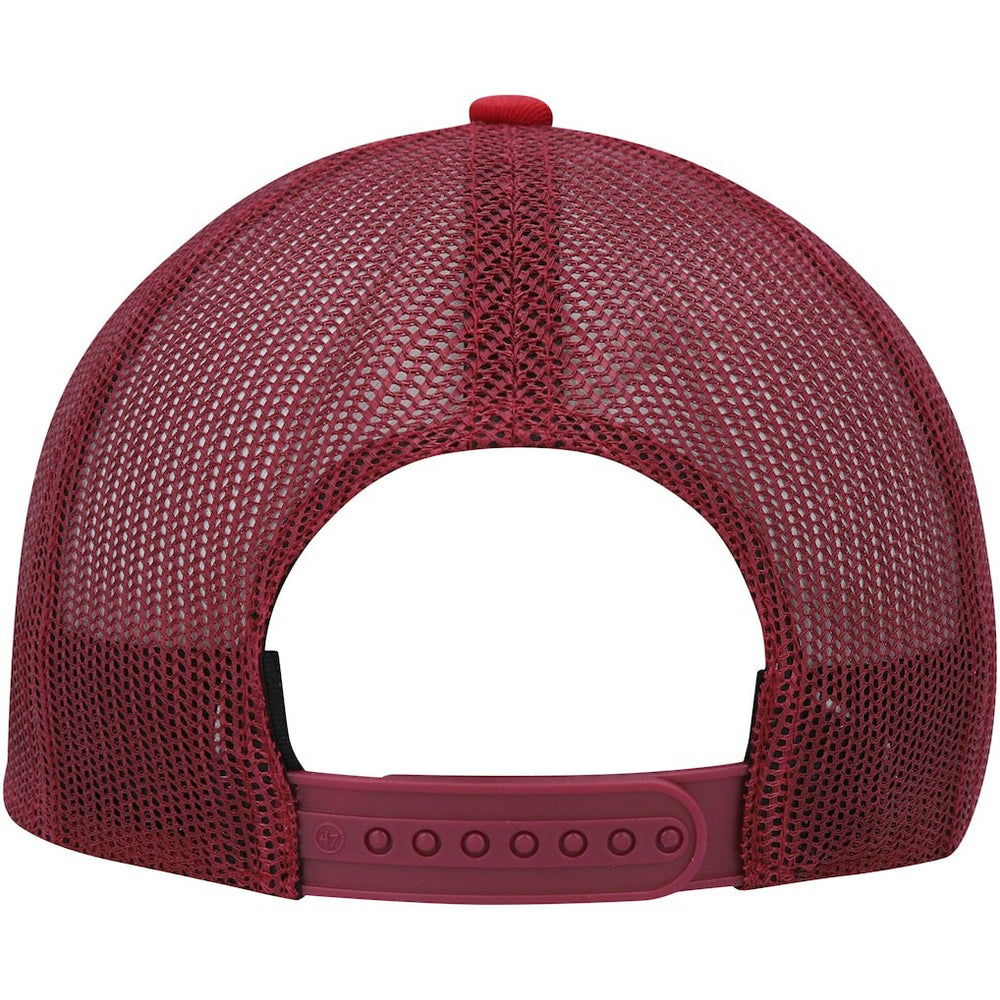 San Francisco 49ers '47 Youth Cove Trucker Snapback Hat White/Scarlet - 47 brand