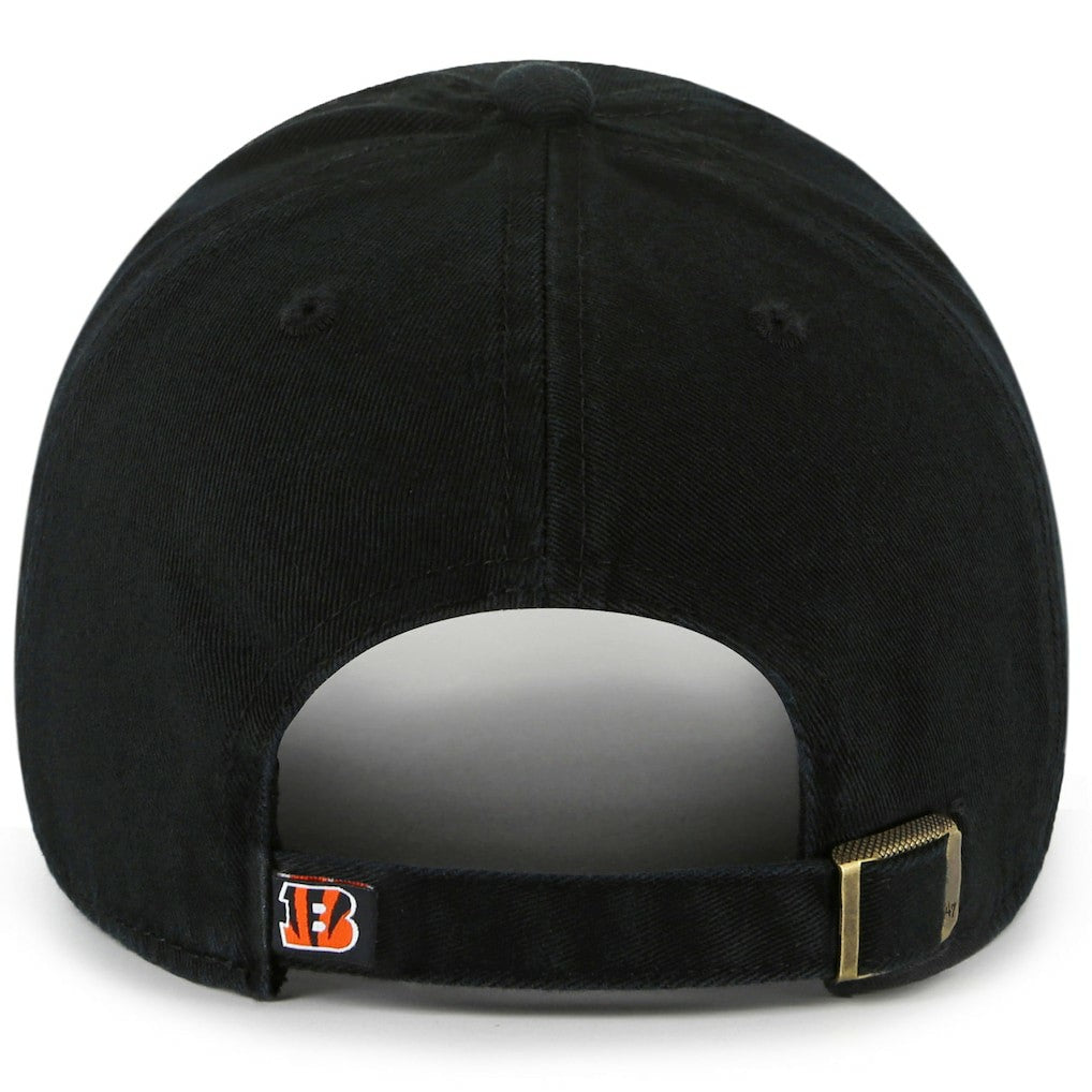 Cincinnati Bengals '47 Team Pride Clean Up Adjustable Hat Black - 47 brand