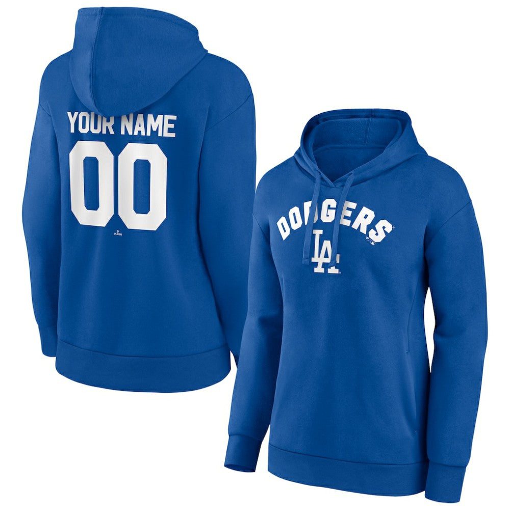 Los Angeles Dodgers Women's Personalized Team Winning Streak Pullover Hoodie Sale