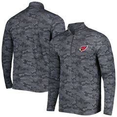 Arizona Cardinals Antigua Brigade Quarter-Zip Sweatshirt Black - NFL