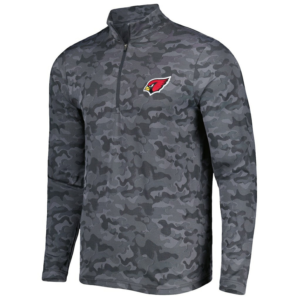 Arizona Cardinals Antigua Brigade Quarter-Zip Sweatshirt Black - NFL