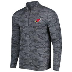 Arizona Cardinals Antigua Brigade Quarter-Zip Sweatshirt Black - NFL