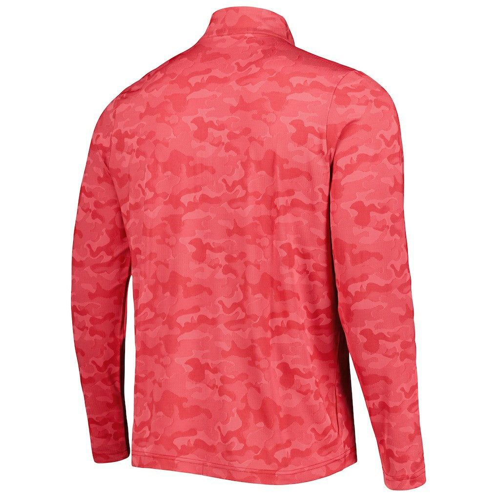 Arizona Cardinals Antigua Brigade Throwback Quarter-Zip Top Red - NFL