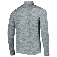 Chicago Bears Antigua Brigade Throwback Quarter-Zip Top Gray - NFL