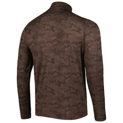 Cleveland Browns Antigua Brigade Quarter-Zip Sweatshirt Brown - NFL