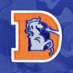 Denver Broncos Antigua Brigade Throwback Quarter-Zip Top Royal - NFL