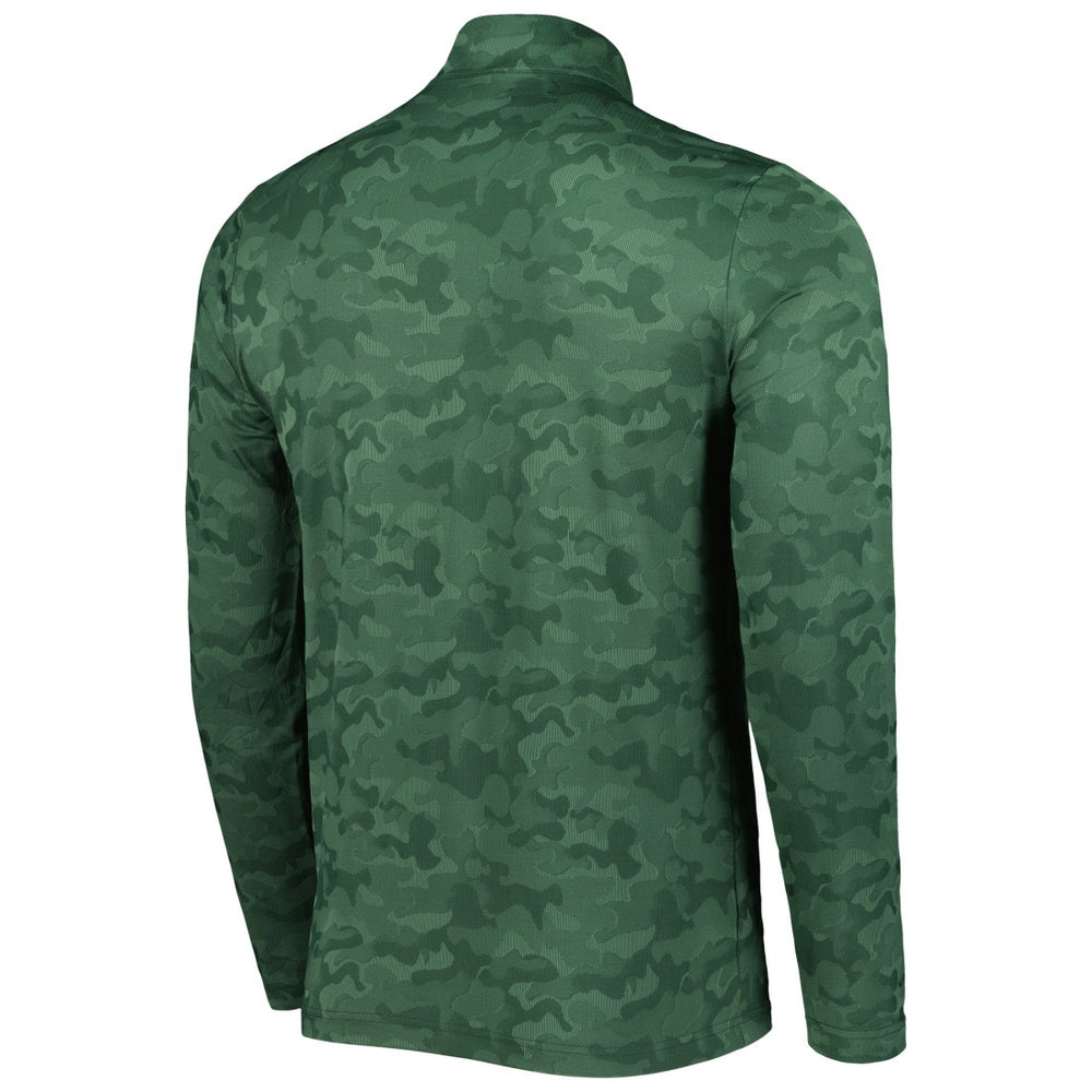 Green Bay Packers Antigua Brigade Quarter-Zip Sweatshirt Green - NFL