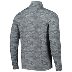 Miami Dolphins Antigua Brigade Throwback Quarter-Zip Top Gray - NFL