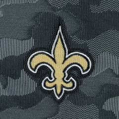New Orleans Saints Antigua Brigade Quarter-Zip Sweatshirt Black - NFL