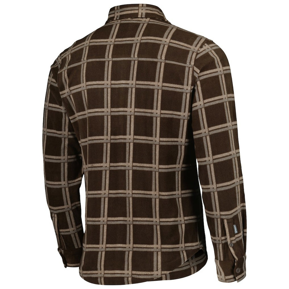 Cleveland Browns Antigua Industry Flannel Button-Up Shirt Jacket Brown - NFL