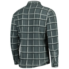 Green Bay Packers Antigua Industry Flannel Button-Up Shirt Jacket Gray - NFL