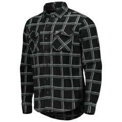 Las Vegas Raiders Antigua Industry Flannel Button-Up Shirt Jacket Black - NFL