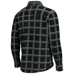 Las Vegas Raiders Antigua Industry Flannel Button-Up Shirt Jacket Black - NFL
