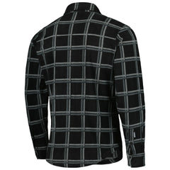 Pittsburgh Steelers Antigua Industry Flannel Button-Up Shirt Jacket Black - NFL