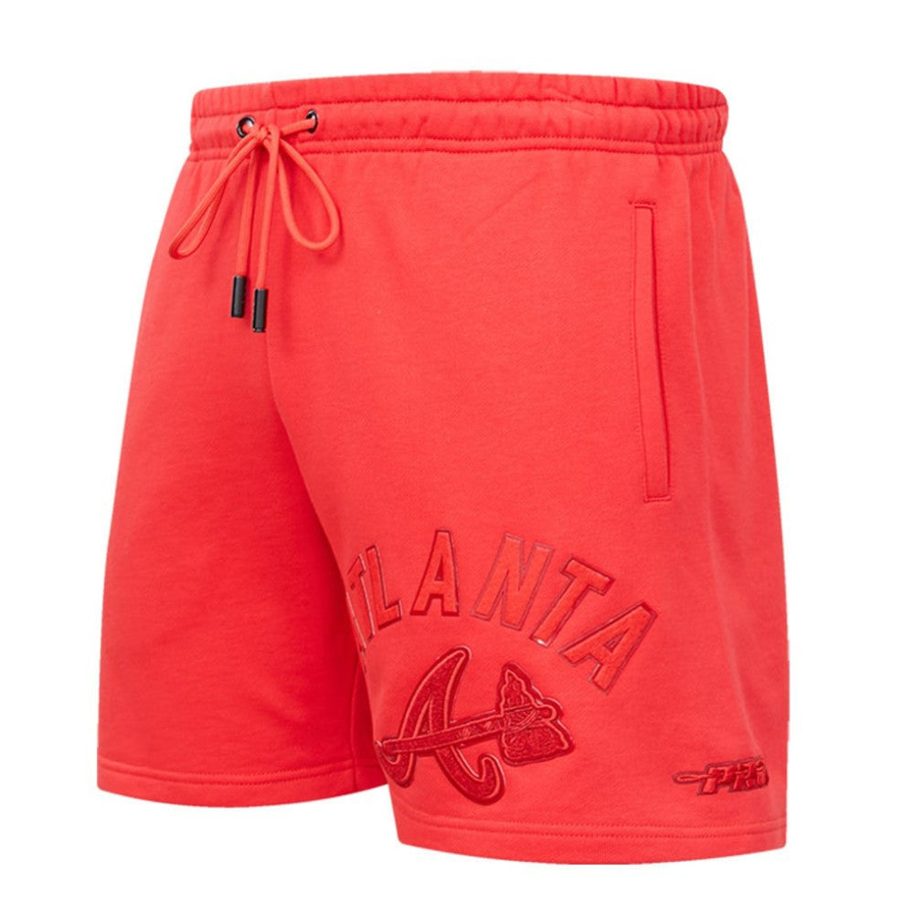 Atlanta Braves Pro Standard Triple Red Classic Shorts Clearance