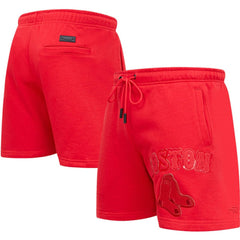 Boston Red Sox Pro Standard Triple Red Classic Shorts Sale