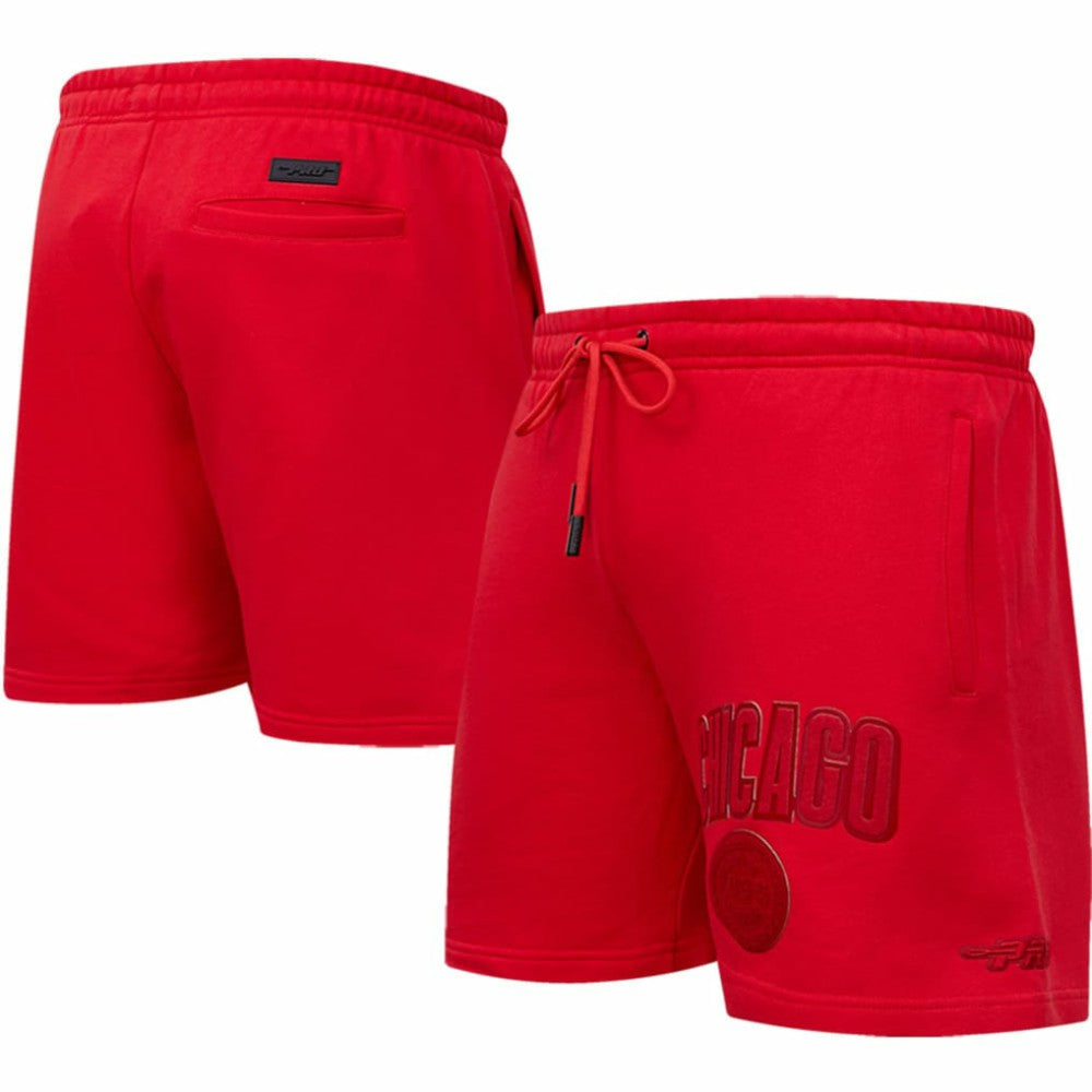 Chicago Cubs Pro Standard Triple Red Classic Shorts Lifestyle