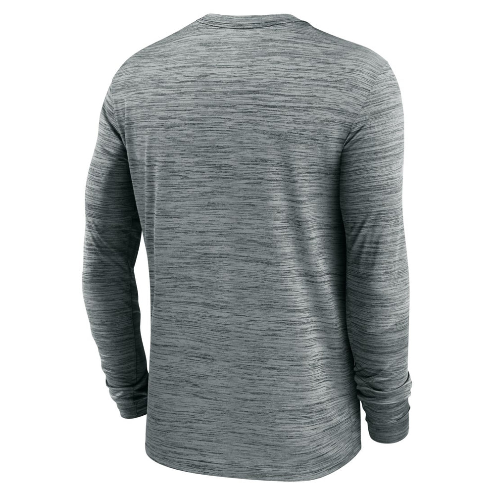 Tennessee Titans Sideline Team Velocity Performance Long Sleeve T-Shirt Heather Gray - Nike