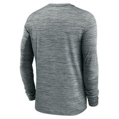 Tennessee Titans Sideline Team Velocity Performance Long Sleeve T-Shirt Heather Gray - Nike