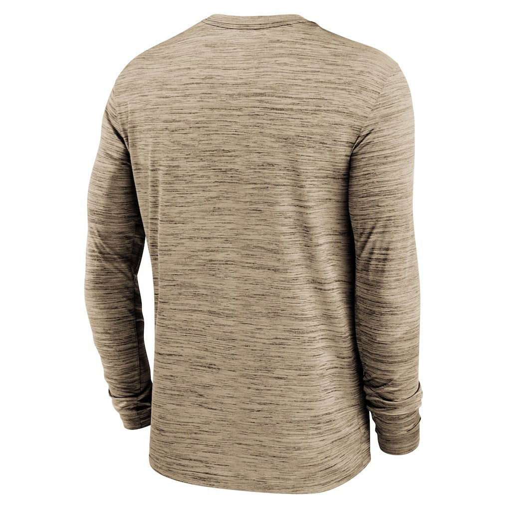 Cleveland Browns Sideline Team Velocity Performance Long Sleeve T-Shirt Brown - Nike