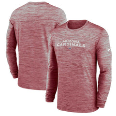 Arizona Cardinals Sideline Team Velocity Performance Long Sleeve T-Shirt Cardinal - Nike