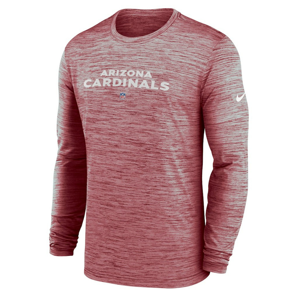 Arizona Cardinals Sideline Team Velocity Performance Long Sleeve T-Shirt Cardinal - Nike